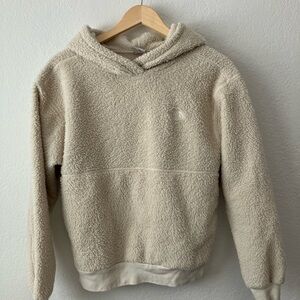 The North Face Women's Size Small Sherpa Pullover Hoodie Beige Bleached Sand